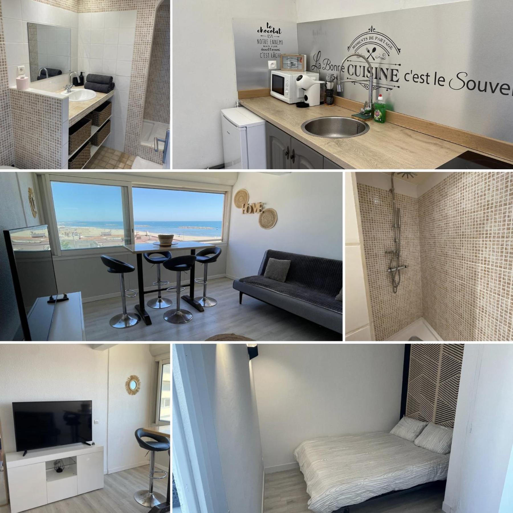 Superbe Appartement Vue Sur Mer Valras-Plage Esterno foto