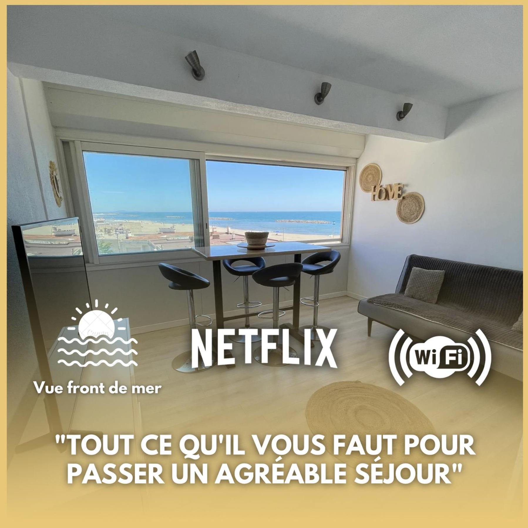 Superbe Appartement Vue Sur Mer Valras-Plage Esterno foto